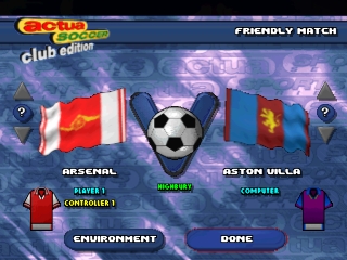 Actua Soccer: Club Edition