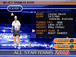 All Star Tennis 2000 (All Star Tennis: Yannick Noah 2000)