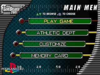 NCAA GameBreaker 2001
